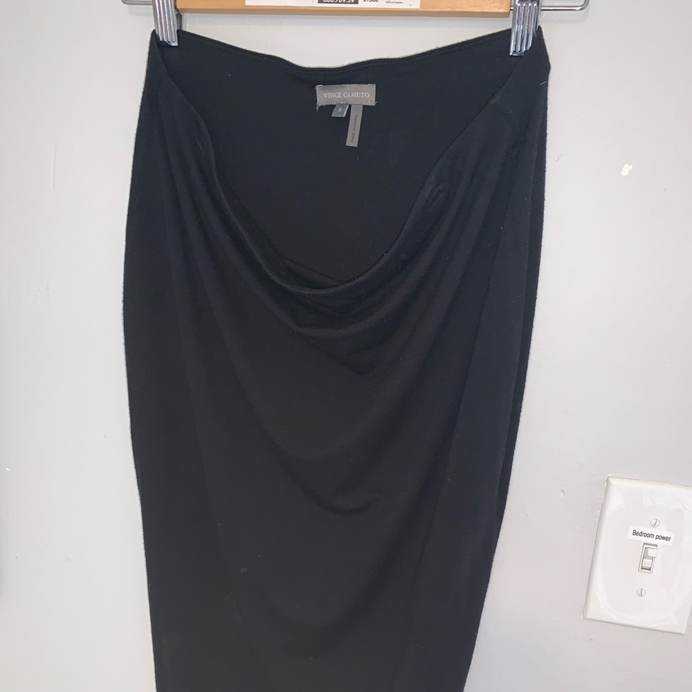 Black cotton skirt